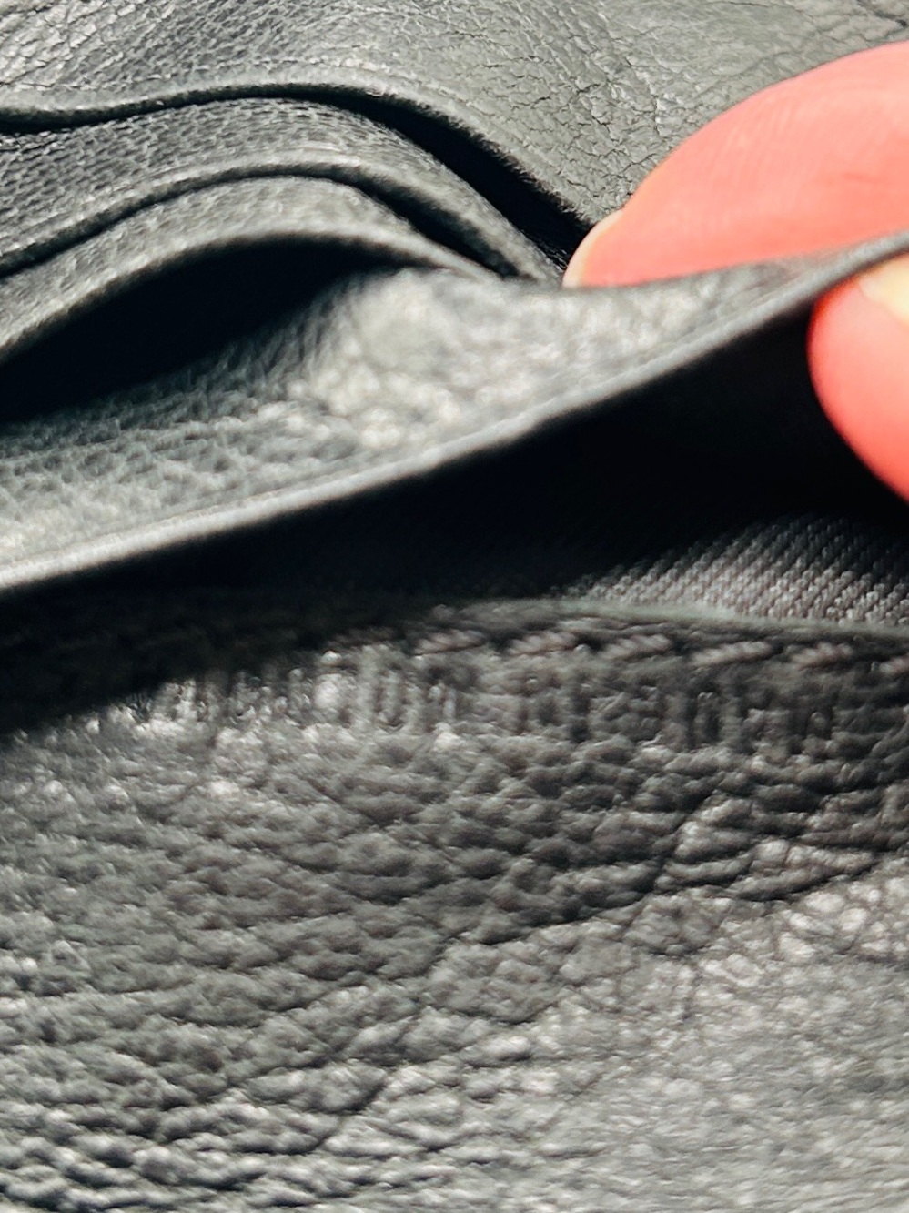 Authentic Chloé Black Grained Buffalo Leather Paddington Square Wallet VGC - Picture 10 of 15